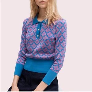 Kate Spade Flower Polo Swearer NWT